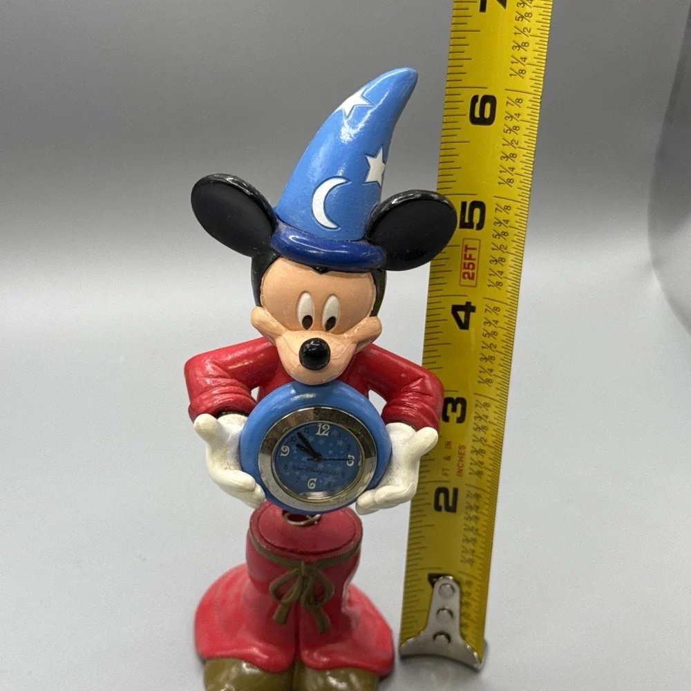 Walt Disney Fantasia Mickey Sorcerer Clock‎ Bobblehead Springy